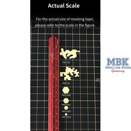 DSPIAE Precut Masking Tape - 3mm Hexagonal
