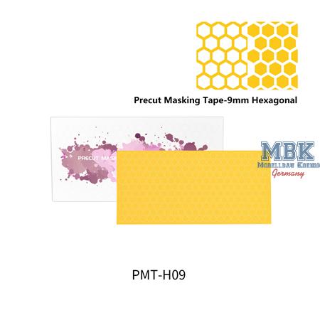 DSPIAE Precut Masking Tape - 9mm Hexagonal
