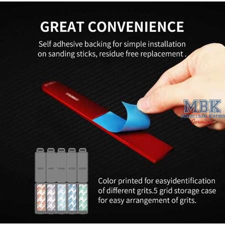 DSPIAE Reusable Self-Adhesive Sandpaper Set