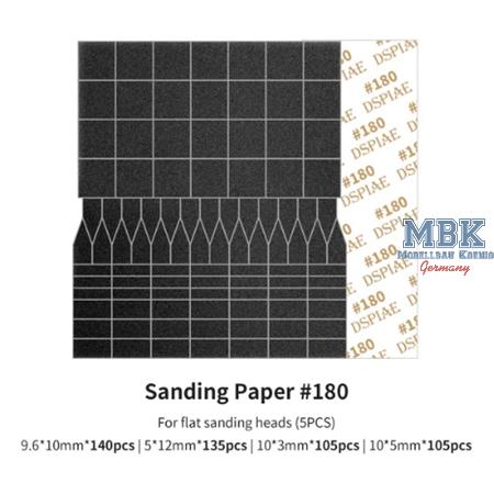 Sanding Paper f.Flat Reciproctg.Sanding Head #180