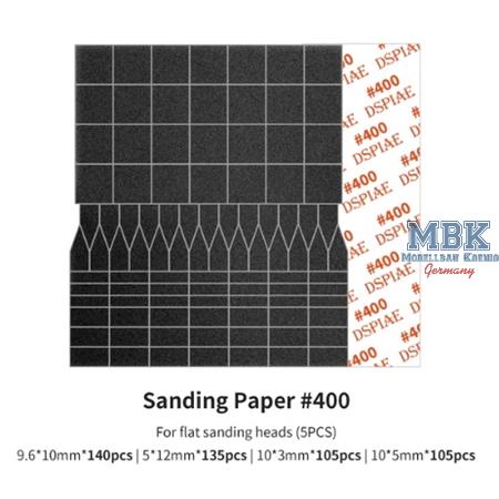 Sanding Paper f.Flat Reciproctg.Sanding Head #400