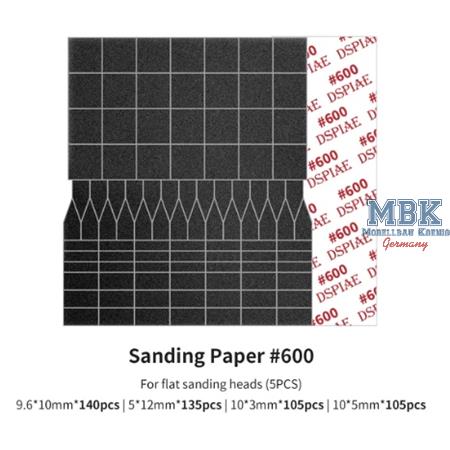 Sanding Paper f.Flat Reciproctg.Sanding Head #600