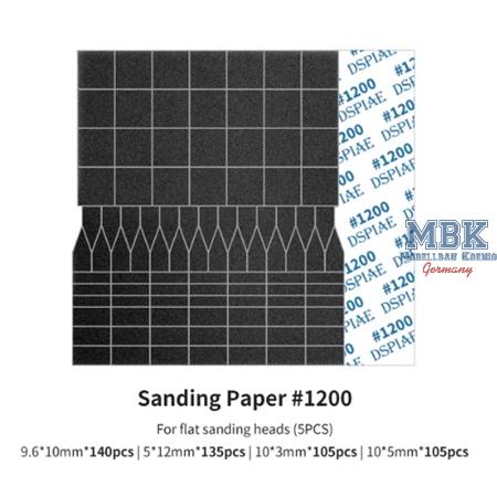 Sanding Paper f.Flat Reciproctg.Sanding Head #1200