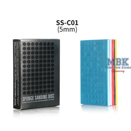 DSPIAE Self Adhesive Sponge Sanding Disc 5mm #800