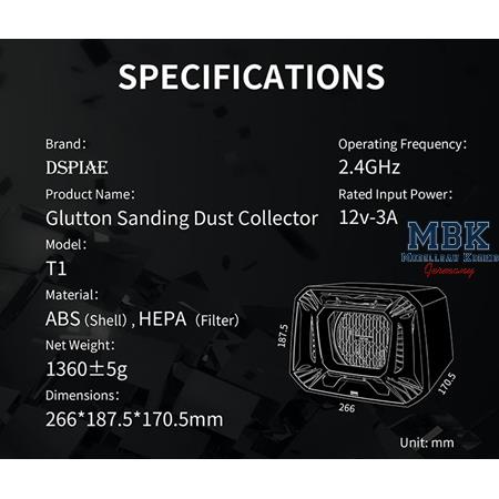 DSPIAE Glutton Dust Collector