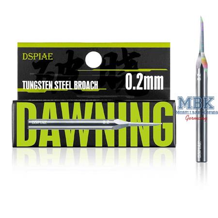 DSPIAE Dawning Tungsten Steel Push Broach 0.2mm