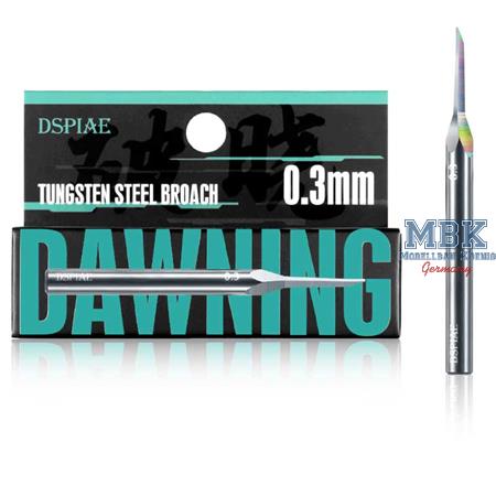 DSPIAE Dawning Tungsten Steel Push Broach 0.3mm