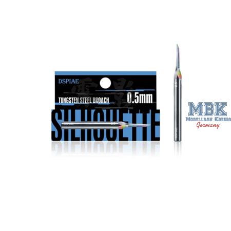DSPIAE Precision Tungsten Steel Push Broach 0.5mm