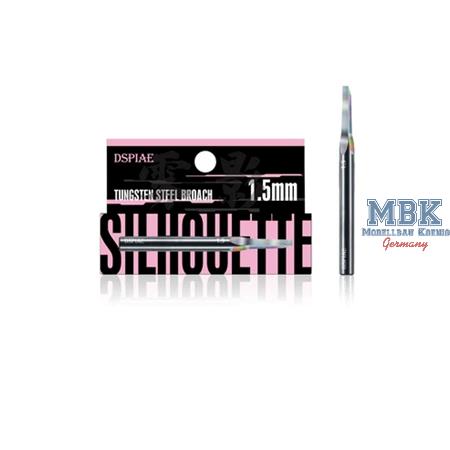 DSPIAE Precision Tungsten Steel Push Broach 1.5mm