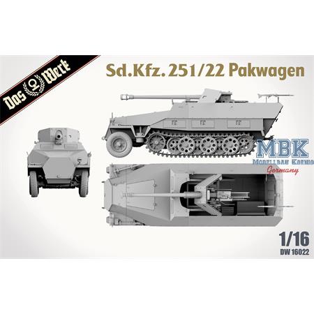 Sd.Kfz.251/22 Ausf.D "Pakwagen" (1:16)