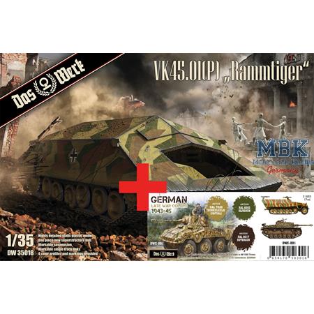 TOP-SET VK45.01(P) "Rammtiger" + German Farbset