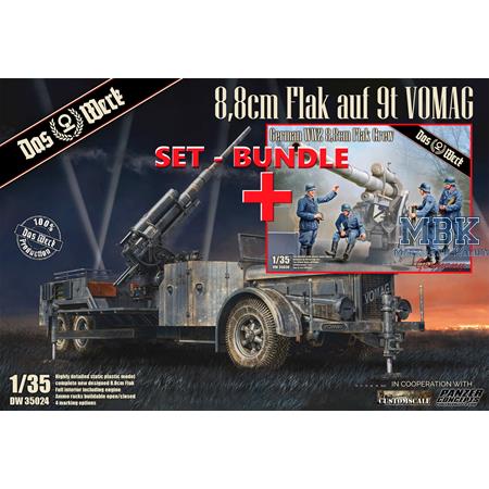 TOP-SET 8,8 cm Flak auf 9t VOMAG+ 8,8 cm Flak Crew
