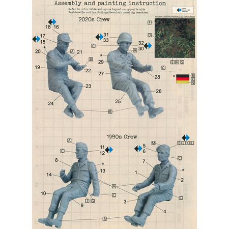 Bundeswehr Vehicle Crews 2 in 1 Fahrzeugbesatzung