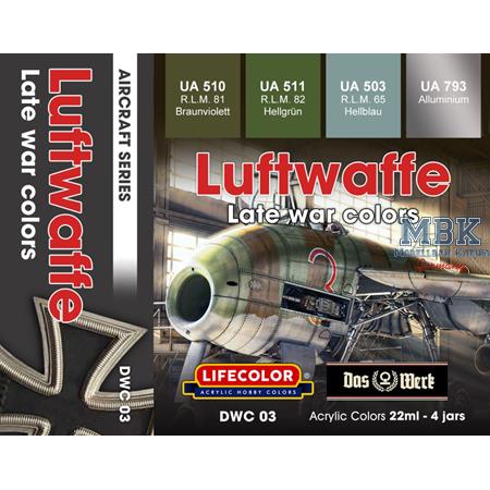 DWC-03 Luftwaffe Late Colors Set (Lifecolor)