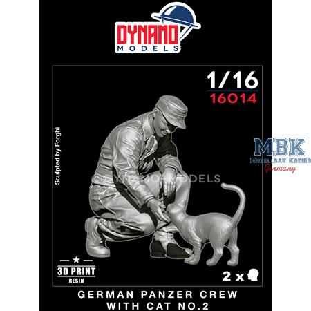 German Panzer Crew with Cat No.2