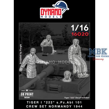 Tiger I 222 s.Pz.Abt.101-Crew Normandy 1944 Set