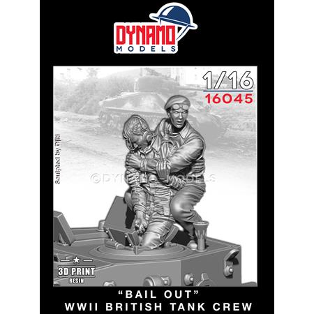 "Bail out" WWII British Tank Crew