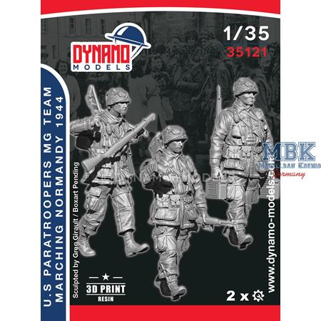 U.S Paratrooper MG team Marchg. Normandy 44-Set