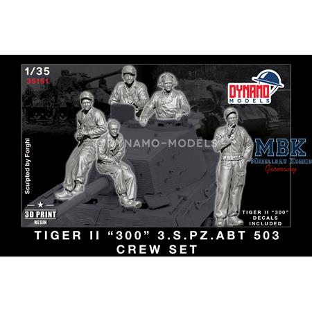 Tiger II “300” s.Pz.Abt 503 Crew Set