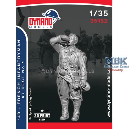 1940 French Infantryman at Rest No.1