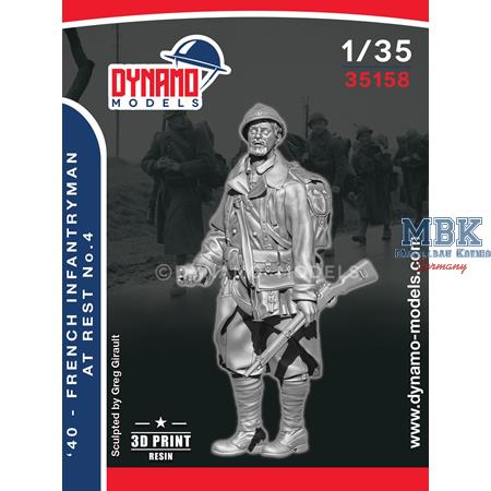 1940 French Infantryman at Rest No.4