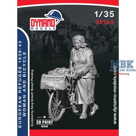 Civilian - Refugee Woman and Bicycle