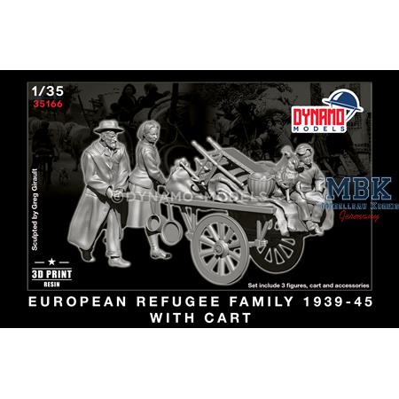 Civilian - Refugee Family with cart
