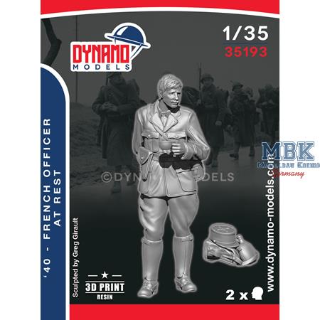 1940 French Officer at Rest