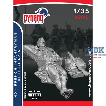 1940 French Infantryman at Rest No.5