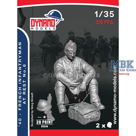1940 French Infantryman at Rest No.6