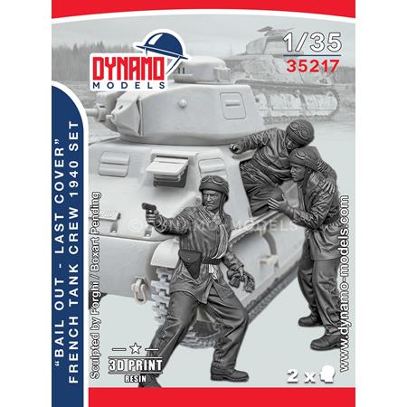 1940 French Tank Crew “Bail Out – Last Cover” Set