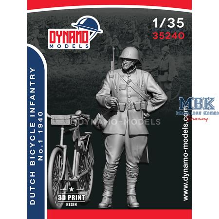 Dutch Army Bicycle Infantry 1940 with Bicycle