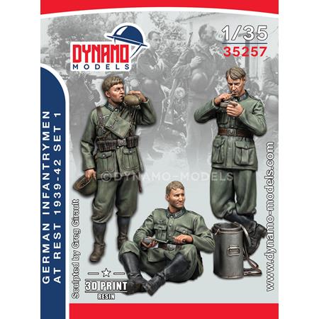 German Infantrymen at Rest 1939-42 Set 1