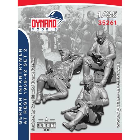 German Infantrymen at Rest 1939-42 Set 2