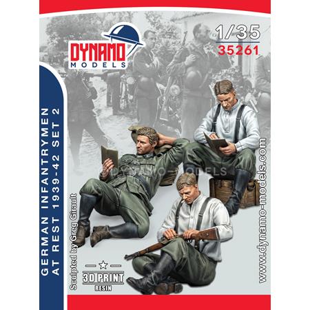 German Infantrymen at Rest 1939-42 Set 2