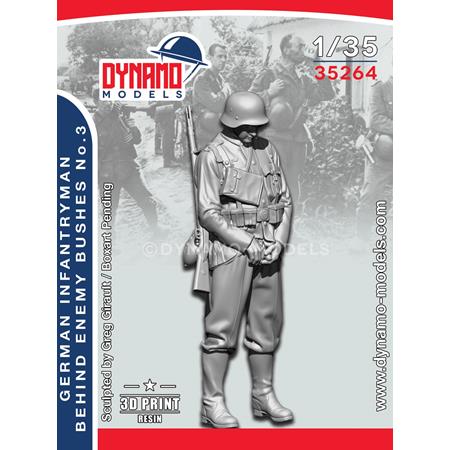 German Infantryman Behind Enemy Bush 1939-42 No.3