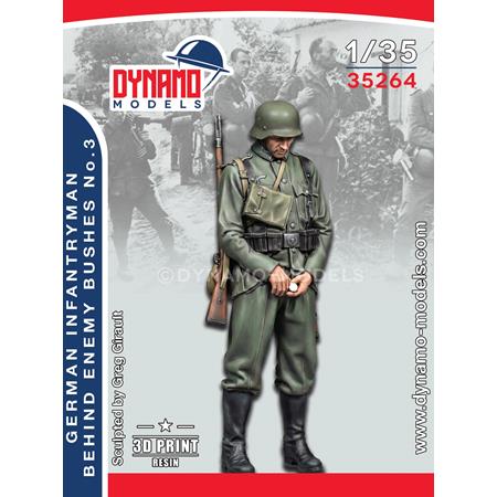 German Infantryman Behind Enemy Bush 1939-42 No.3
