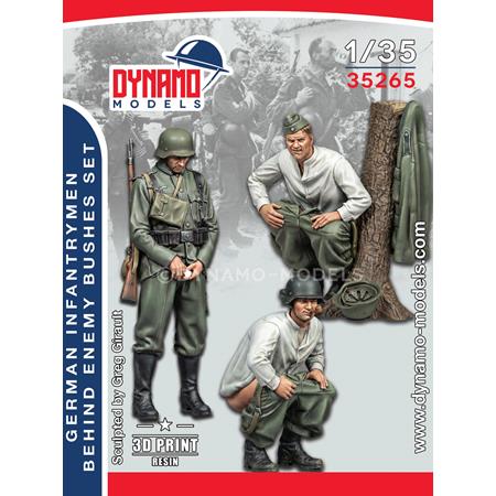 German Infantrymen Behind Enemy Bush 1939-42 Set