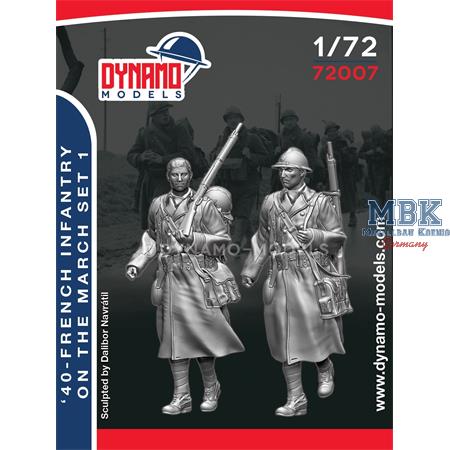 French Infantry On The March - 1 - 1:72