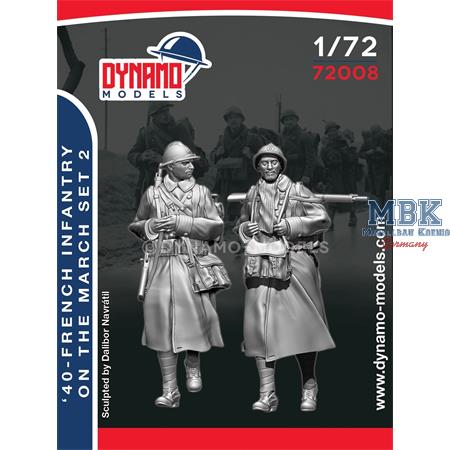 French Infantry On The March - 2 - 1:72