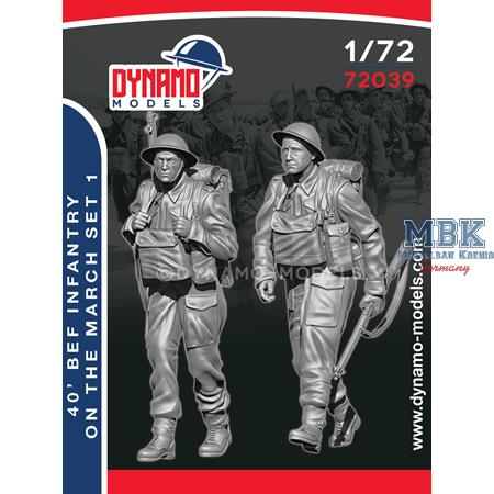 40’ BEF Infantryman Marching Set 1