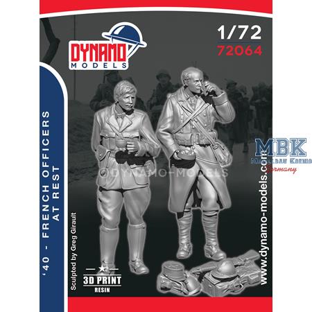 1940 French Officers at Rest Set