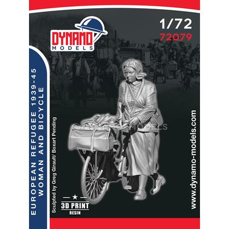 Civilian – Refugee Woman and Bicycle