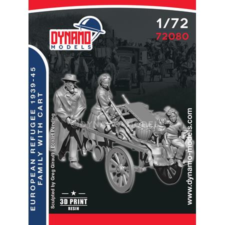 Civilian – Refugee Family with cart