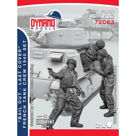 1940 French Tank Crew “Bail Out – Last Cover” Set