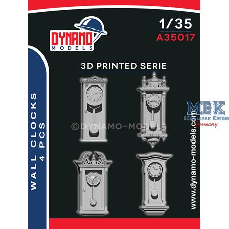 Wall Clocks – 4 pcs