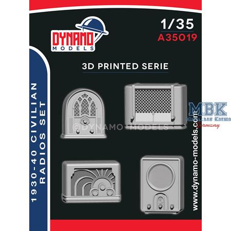 Civilian Radios Set 1930-40’s (4pcs)