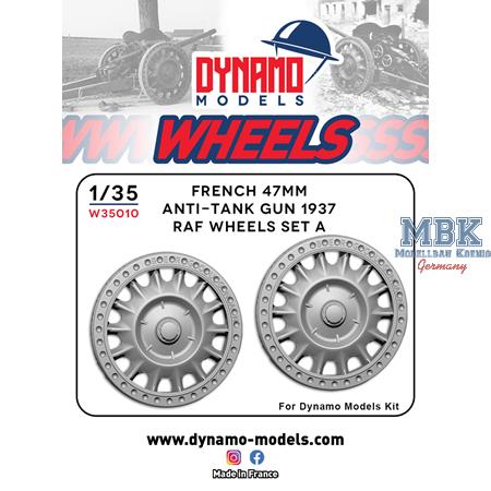 Wheels Type RAF Version A for French 47mm AT gun