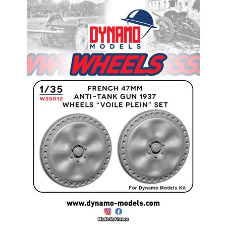 Wheels Type Pleines B f. French 47mm Anti Tank Gun
