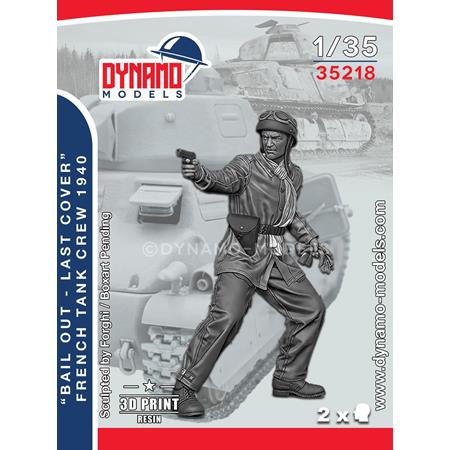 1940 French Tank Crew Bail Out - Last Cover